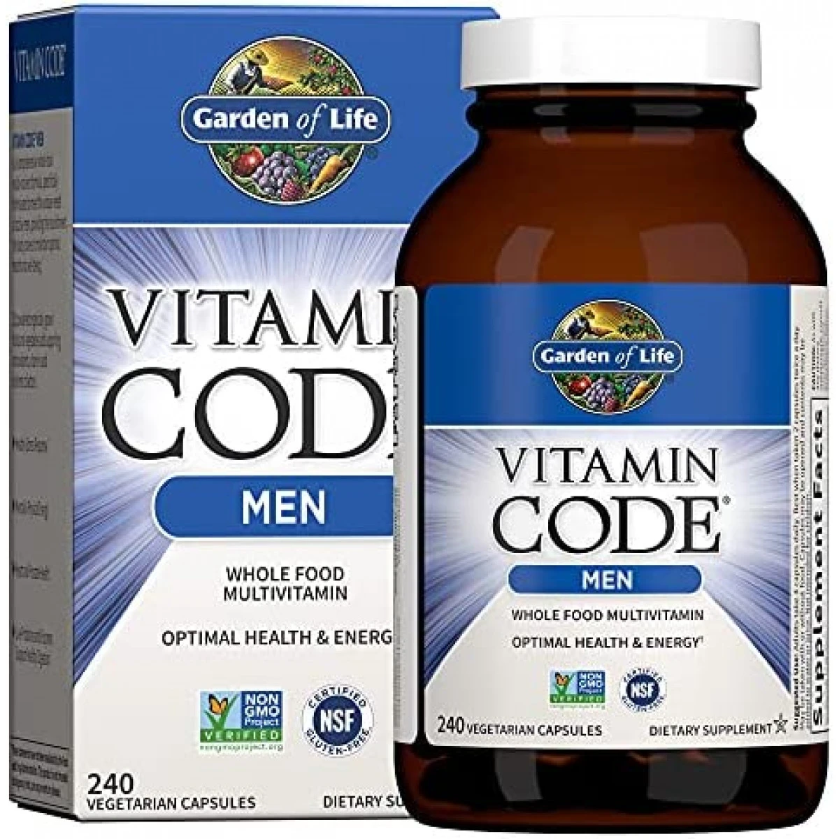 Garden Of Life Vitamin Code Whole Food Multivitamin For Men - 240 Capsules, Vitamins For Men, Fruit Veggie Blend And Probiotics For Energy, Heart, Prostate Health, Vegetarian Mens Multivitamins 1 Garden Of Life Vitamin Code Whole Food Multivitamin For Men - 240 Capsules, Vitamins For Men, Fruit Veggie Blend And Probiotics For Energy, Heart, Prostate Health, Vegetarian Mens Multivitamins