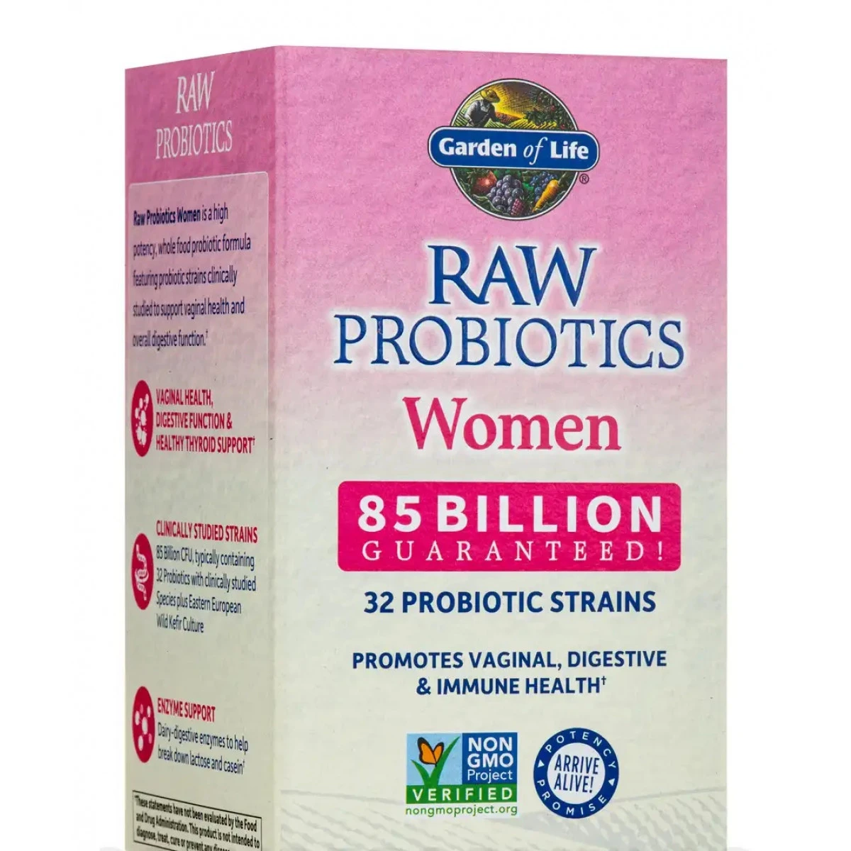 Garden Of Life Raw Probiotics Women - 90 Vegetarian Capsules 1 Garden Of Life Raw Probiotics Women - 90 Vegetarian Capsules