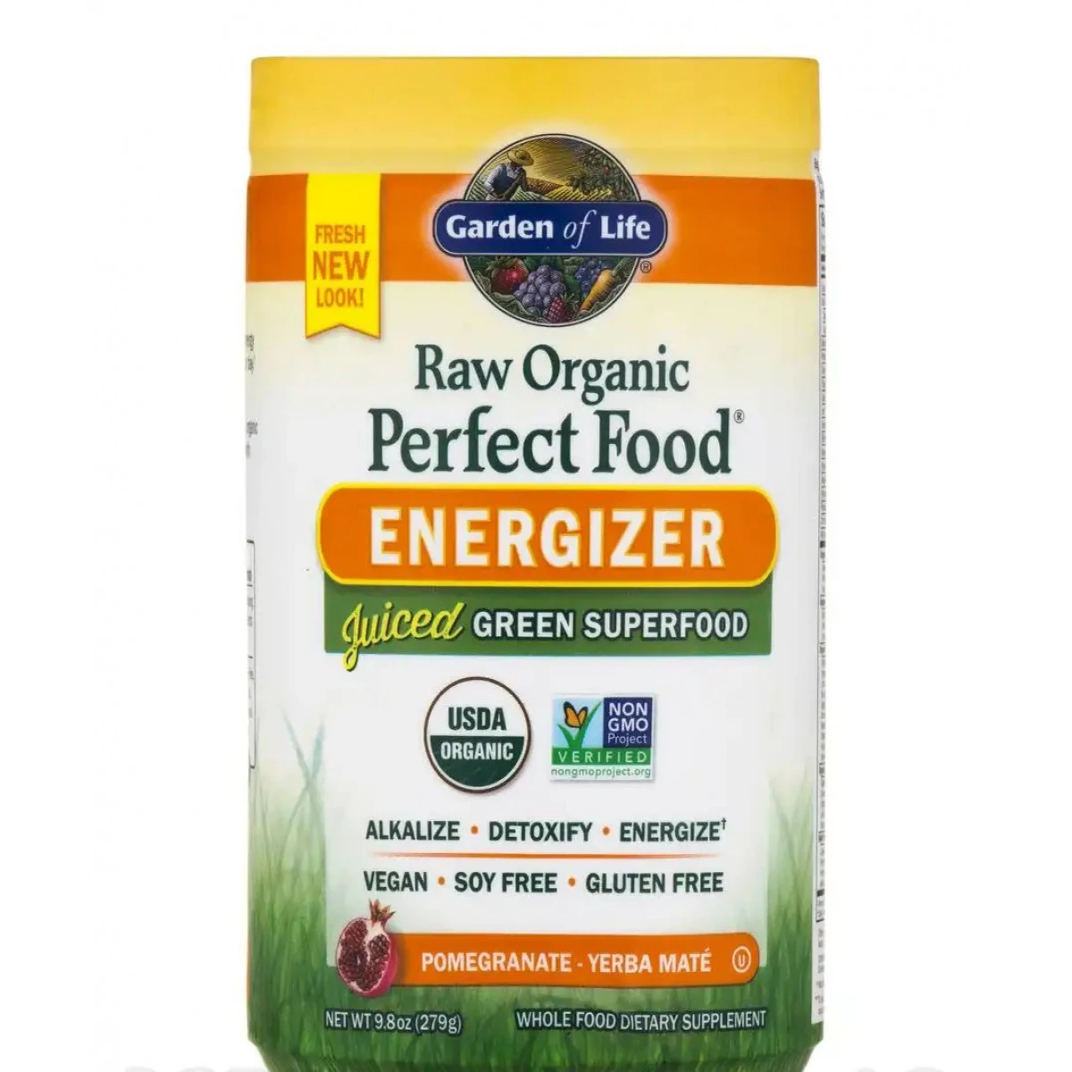 Garden Of Life Raw Organic Perfect Food Energizer Juiced Green Superfood Powder - 9.8 Oz (279 Grams) 1 Garden Of Life Raw Organic Perfect Food Energizer Juiced Green Superfood Powder - 9.8 Oz (279 Grams)