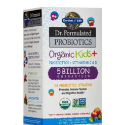 Garden Of Life Dr. Formulated Probiotics Organic Kids+ 5 Billion CFU, Berry Cherry Flavor - 30 Chewables