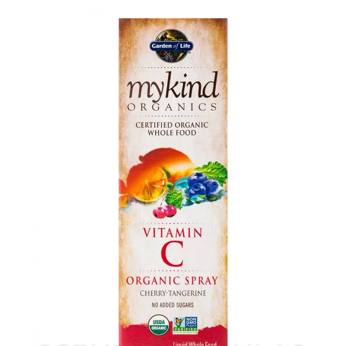 Garden Of Life Mykind Organics Vitamin C Organic Spray, Cherry-Tangerine - 2 Oz (58 Ml) 2 Garden Of Life Mykind Organics Vitamin C Organic Spray, Cherry-Tangerine - 2 Oz (58 Ml) - Image 2