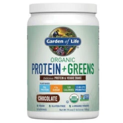 Garden Of Life Organic Protein & Greens Powder, Chocolate, 1.2 Lb