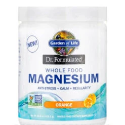 Garden Of Life Dr. Formulated Whole Food Magnesium, Orange Flavor - 14.8 Oz (419.5 Grams)