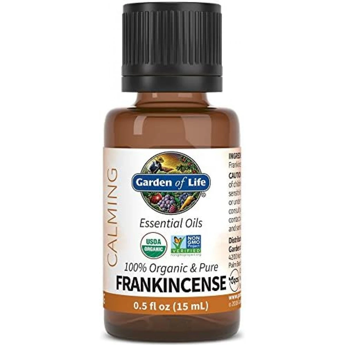 Garden Of Life Essential Oil, Frankincense 0.5 Fl Oz (15 ML), USDA Organic & Pure, Clean, Undiluted & Non-GMO - For Diffuser, Aromatherapy, Meditation, Skincare - Calming, Uplifting, Soothing 1 Garden Of Life Essential Oil, Frankincense 0.5 Fl Oz (15 ML), USDA Organic & Pure, Clean, Undiluted & Non-GMO - For Diffuser, Aromatherapy, Meditation, Skincare - Calming, Uplifting, Soothing