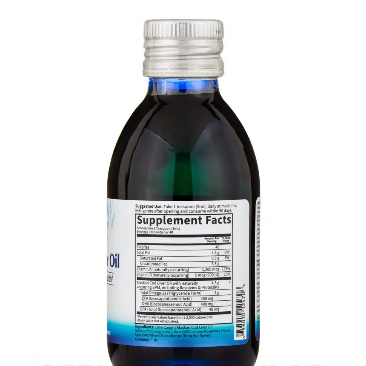 Garden Of Life Dr. Formulated Alaskan Cod Liver Oil, Lemon Flavor - 6.76 Fl. Oz (200 Ml) 2 Garden Of Life Dr. Formulated Alaskan Cod Liver Oil, Lemon Flavor - 6.76 Fl. Oz (200 Ml) - Image 2