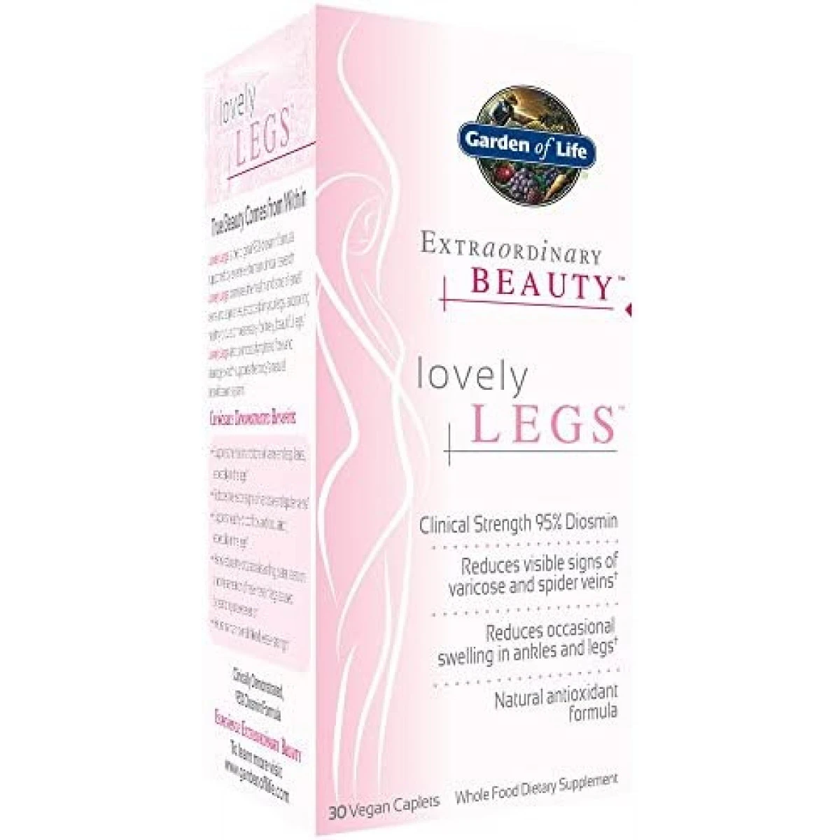 Garden Of Life Varicose And Spider Veins Supplement - Extraordinary Beauty Antioxidant Blood Circulation Support, Vegan, 30 Count 1 Garden Of Life Varicose And Spider Veins Supplement - Extraordinary Beauty Antioxidant Blood Circulation Support, Vegan, 30 Count
