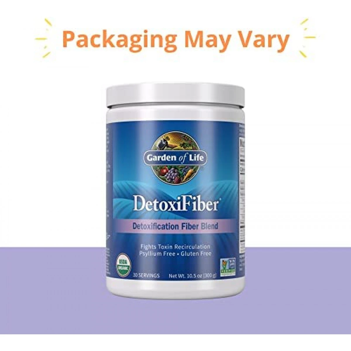 Garden Of Life Organic Unflavored Fiber Powder Detox Blend With Chia, Alfalfa & Barley For Herbal Cleanse, Gut Health Support - Detoxifiber - Non-GMO, Gluten-Free, Psyllium Free, Vegan, 30 Servings 2 Garden Of Life Organic Unflavored Fiber Powder Detox Blend With Chia, Alfalfa & Barley For Herbal Cleanse, Gut Health Support - Detoxifiber - Non-GMO, Gluten-Free, Psyllium Free, Vegan, 30 Servings - Image 2