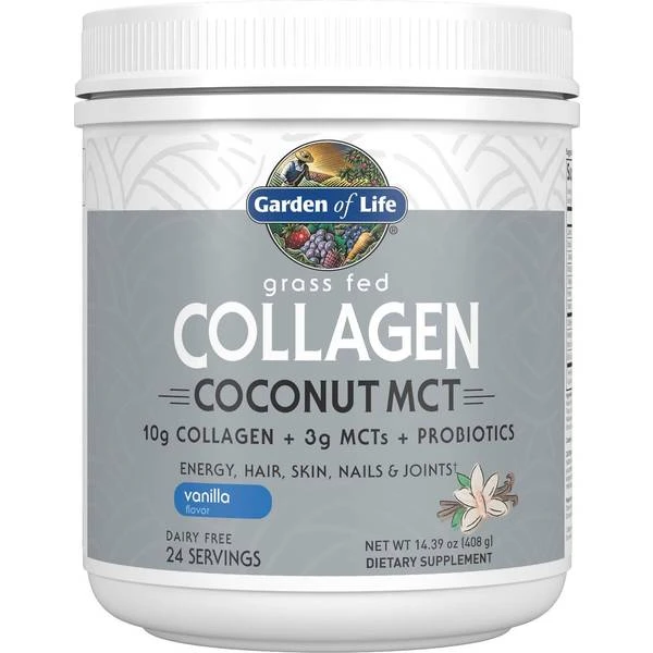 Garden Of Life Collagen Coconut MCT Vanilla 408g 1 Garden Of Life Collagen Coconut MCT Vanilla 408g