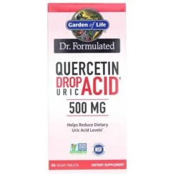 Garden Of Life Dr Formulated Drop Uric Acid Defense Quercetin 60 Vegan Tablets