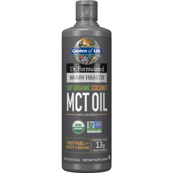 Garden Of Life Dr. Formulated Brain Health MCT Oil 946ml 1 Garden Of Life Dr. Formulated Brain Health MCT Oil 946ml