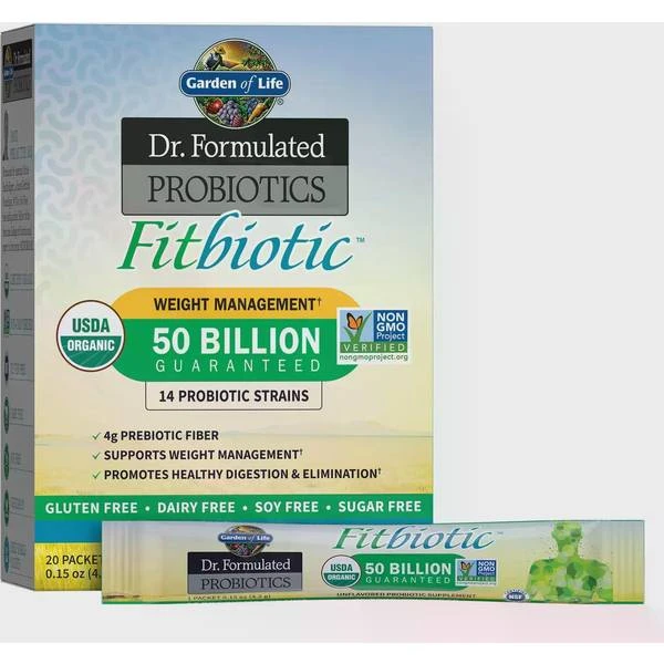 Garden Of Life Dr. Formulated Probiotics Fitbiotic 20 Pcs 2 Garden Of Life Dr. Formulated Probiotics Fitbiotic 20 Pcs - Image 2