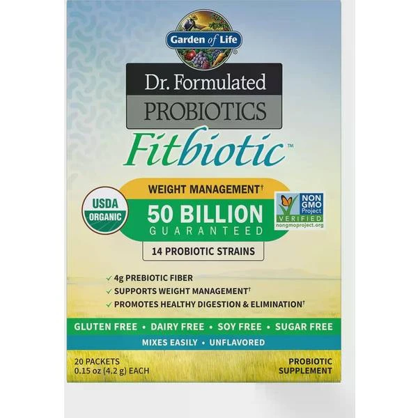 Garden Of Life Dr. Formulated Probiotics Fitbiotic 20 Pcs 1 Garden Of Life Dr. Formulated Probiotics Fitbiotic 20 Pcs