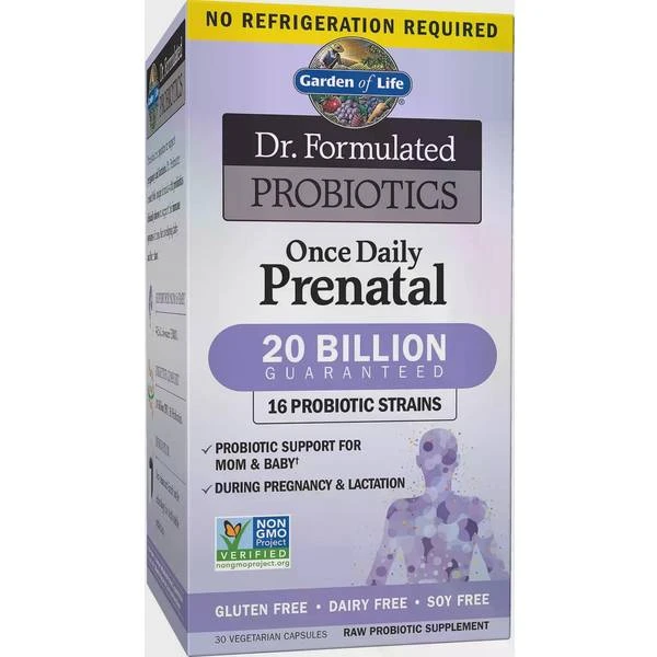 Garden Of Life Dr. Formulated Probiotics Once Daily Prenatal 30 Pcs 2 Garden Of Life Dr. Formulated Probiotics Once Daily Prenatal 30 Pcs - Image 2