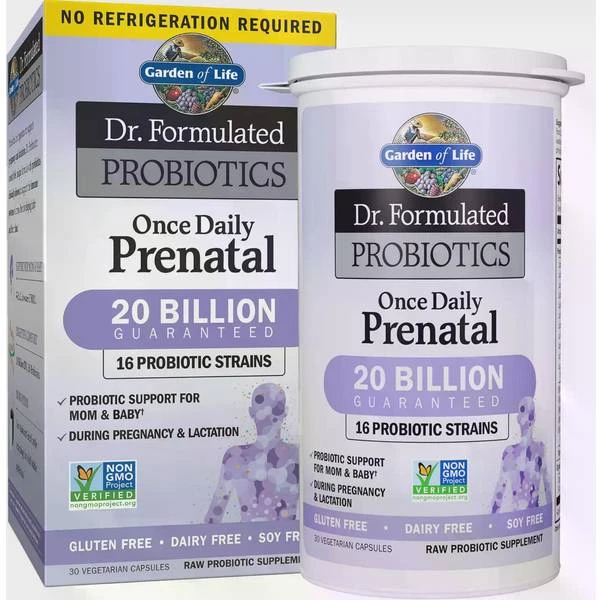 Garden Of Life Dr. Formulated Probiotics Once Daily Prenatal 30 Pcs 3 Garden Of Life Dr. Formulated Probiotics Once Daily Prenatal 30 Pcs - Image 3