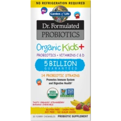 Garden Of Life Dr. Formulated Probiotics Organic Kids Strawberry Banana