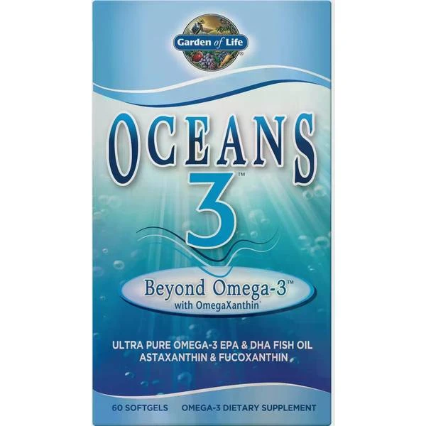 Garden Of Life Oceans 3 Beyond Omega 3 60 Pcs 2 Garden Of Life Oceans 3 Beyond Omega 3 60 Pcs - Image 2