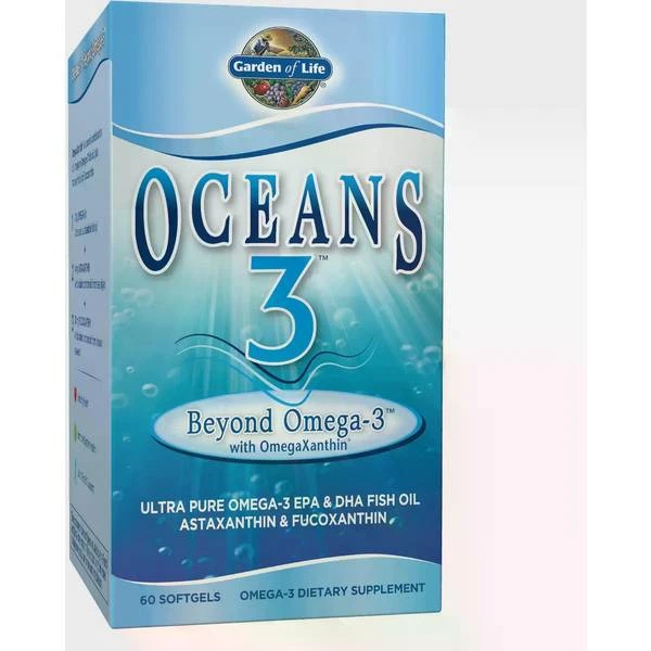 Garden Of Life Oceans 3 Beyond Omega 3 60 Pcs 3 Garden Of Life Oceans 3 Beyond Omega 3 60 Pcs - Image 3