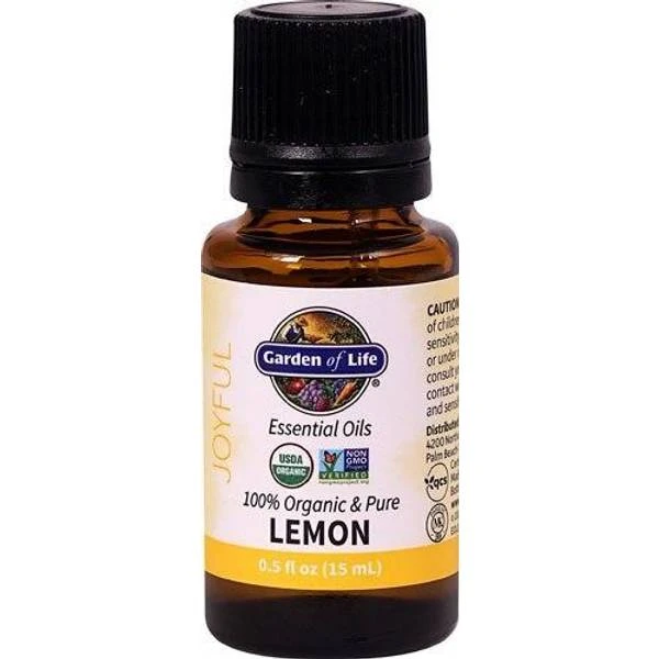 Garden Of Life Organic Essential Oil Lemon 15ml 1 Garden Of Life Organic Essential Oil Lemon 15ml