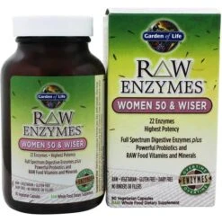 Garden Of Life RAW Enzymes Women 50 & Wiser 90 Pcs -Garden Of Life Shop Garden of Life RAW Enzymes Women 50 Wiser 90 pcs 2