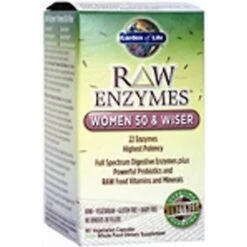 Garden Of Life RAW Enzymes Women 50 & Wiser 90 Pcs -Garden Of Life Shop Garden of Life RAW Enzymes Women 50 Wiser 90 pcs 3