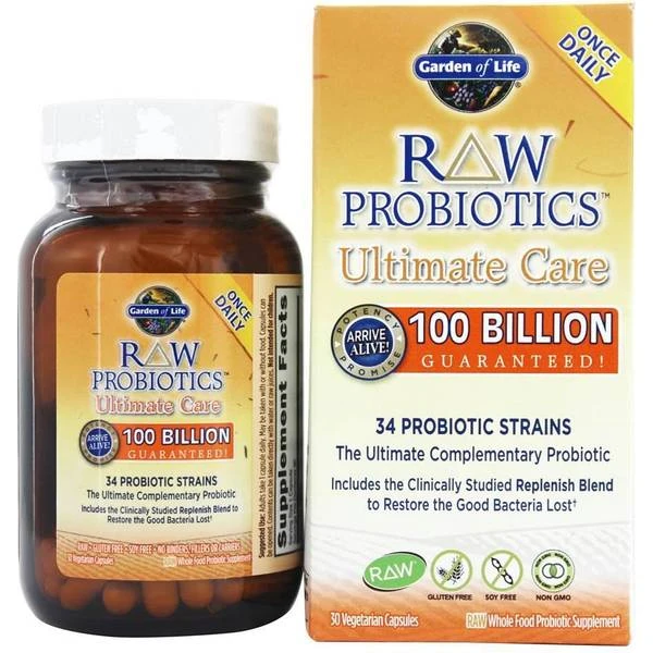Garden Of Life RAW Probiotics Ultimate Care 30 Pcs 1 Garden Of Life RAW Probiotics Ultimate Care 30 Pcs
