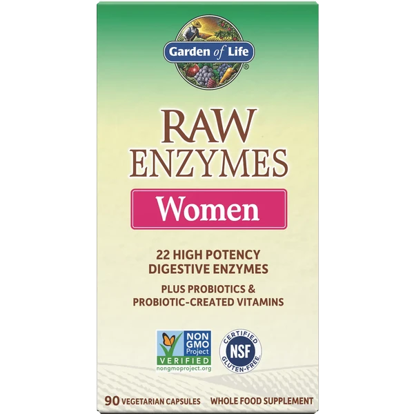 Garden Of Life Raw Enzymes Women 90 Pcs 1 Garden Of Life Raw Enzymes Women 90 Pcs