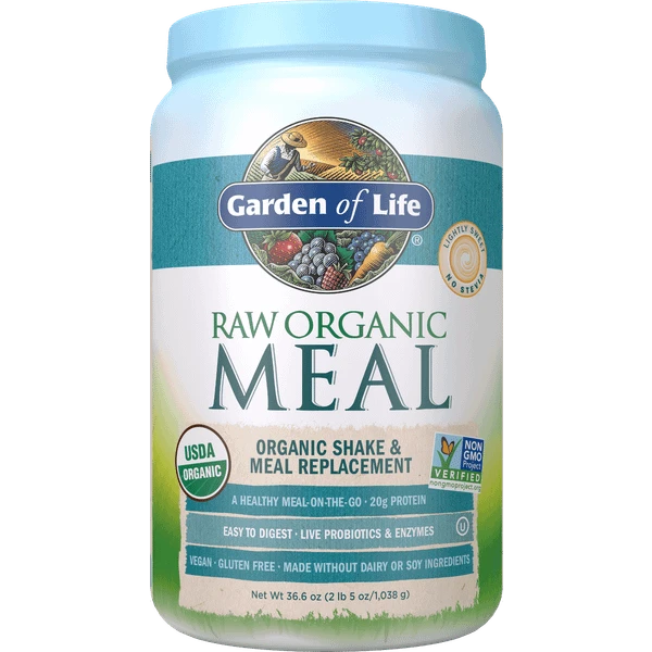 Garden Of Life Raw Organic All-In-One Shake Lightly Sweet 1038g 1 Garden Of Life Raw Organic All-In-One Shake Lightly Sweet 1038g