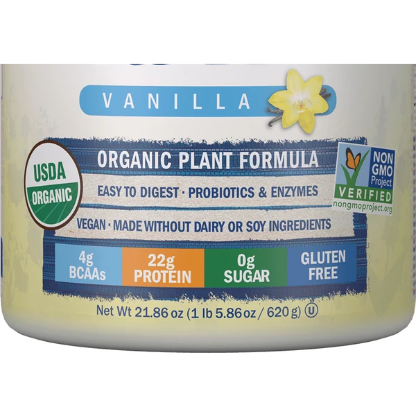 Garden Of Life Raw Organic Protein Vanilla 624g 4 Garden Of Life Raw Organic Protein Vanilla 624g - Image 4