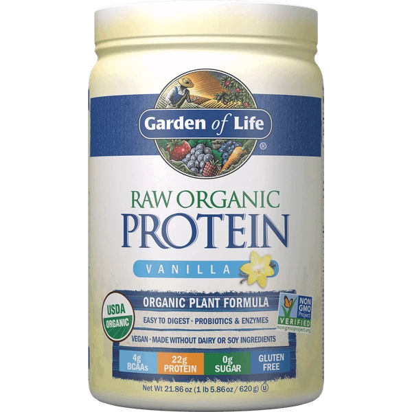 Garden Of Life Raw Organic Protein Vanilla 624g 1 Garden Of Life Raw Organic Protein Vanilla 624g