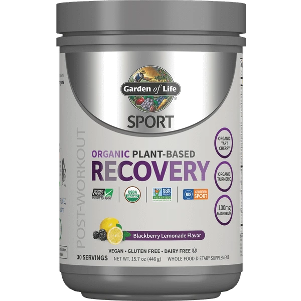 Garden Of Life Sport Organic Plant-Based Recovery Blackberry Lemonade 446g 1 Garden Of Life Sport Organic Plant-Based Recovery Blackberry Lemonade 446g