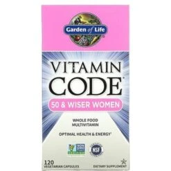 Garden Of Life Vitamin Code 50 And Wiser Women 120 Capsules