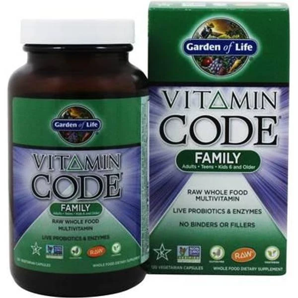 Garden Of Life Vitamin Code Family 120 Pcs 3 Garden Of Life Vitamin Code Family 120 Pcs - Image 3
