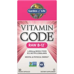 Garden Of Life Vitamin Code Raw B-12 30 Pcs