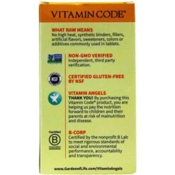 Garden Of Life Vitamin Code Raw D3 2000Iu 60 Pcs -Garden Of Life Shop Garden of Life Vitamin Code Raw D3 2000Iu 60 pcs 2