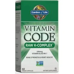 Garden Of Life Vitamin Code Raw K Complex 60 Pcs -Garden Of Life Shop Garden of Life Vitamin Code Raw K Complex 60 pcs 1