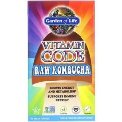 Garden Of Life Vitamin Code Raw Kombucha 60 Capsules