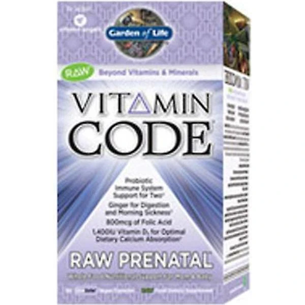 Garden Of Life Vitamin Code Raw Prenatal 90 Pcs 1 Garden Of Life Vitamin Code Raw Prenatal 90 Pcs