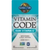 Garden Of Life Vitamin Code Raw Vitamin E 60 Pcs