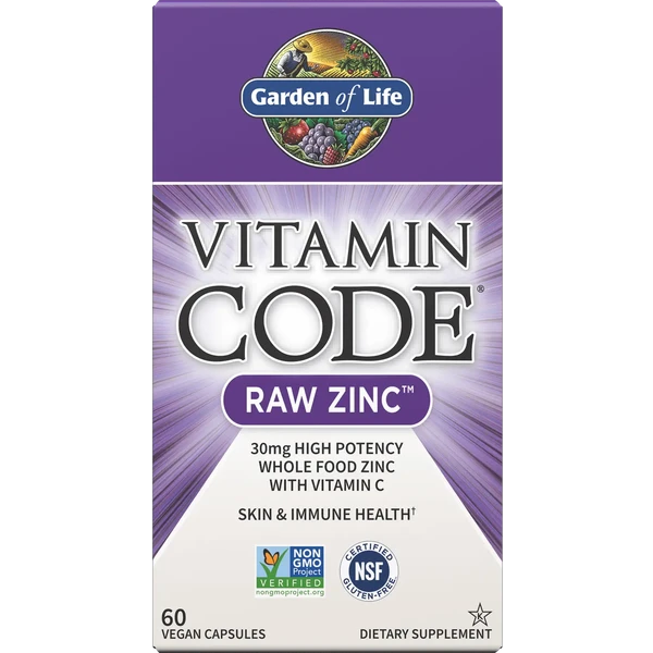 Garden Of Life Vitamin Code Raw Zinc 60 Pcs 1 Garden Of Life Vitamin Code Raw Zinc 60 Pcs
