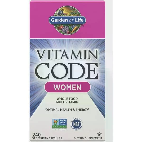 Garden Of Life Vitamin Code Women 240 Pcs 3 Garden Of Life Vitamin Code Women 240 Pcs - Image 3