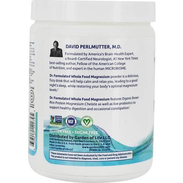 Garden Of Life Whole Food Magnesium Raspberry Lemon 198.4g 3 Garden Of Life Whole Food Magnesium Raspberry Lemon 198.4g - Image 3
