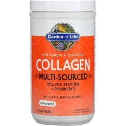 Garden Of Life Wild Caught & Grass Fed Collagen Powder Unflavored 12 Servings