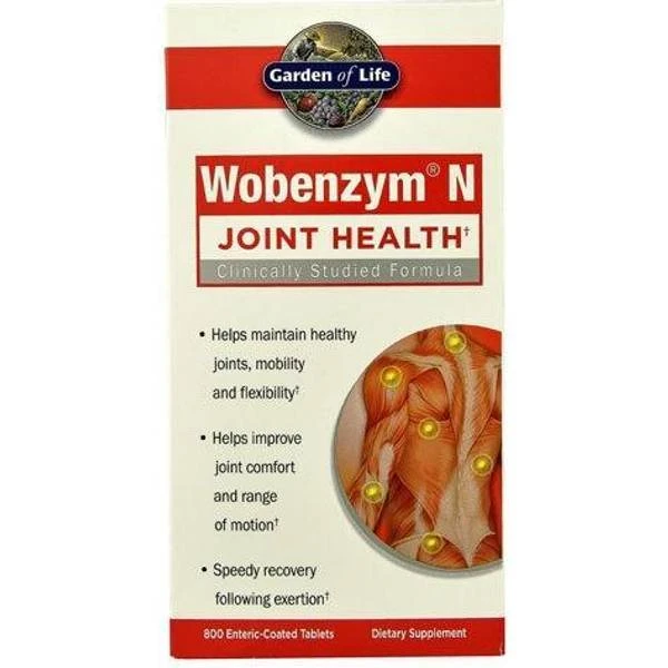 Garden Of Life Wobenzym N 800 Tablets 1 Garden Of Life Wobenzym N 800 Tablets