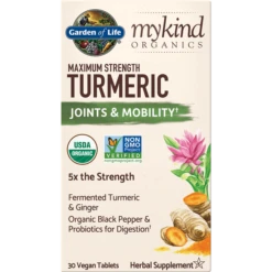 Garden Of Life Mykind Organics Maximum Strength Turmeric Vegan Tablets 30 Tablets