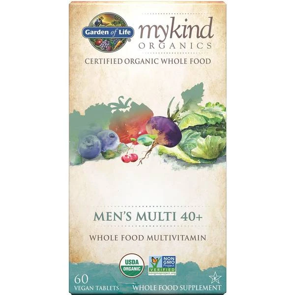 Garden Of Life Mykind Organics Men's Multivitamins 40 1 Garden Of Life Mykind Organics Men's Multivitamins 40