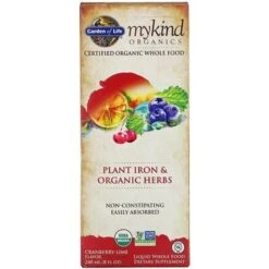 Garden Of Life Mykind Organics Plant Iron And Herbs Cranberry-Lime 240ml