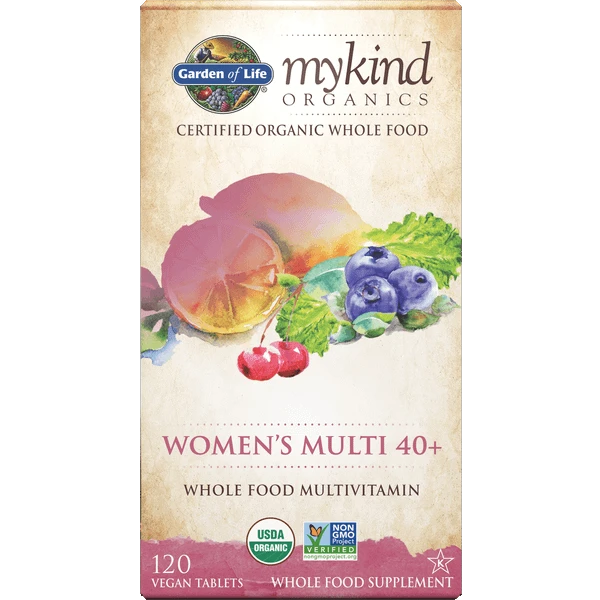Garden Of Life Mykind Organics Women's 40 Multi 120 Tablets 1 Garden Of Life Mykind Organics Women's 40 Multi 120 Tablets