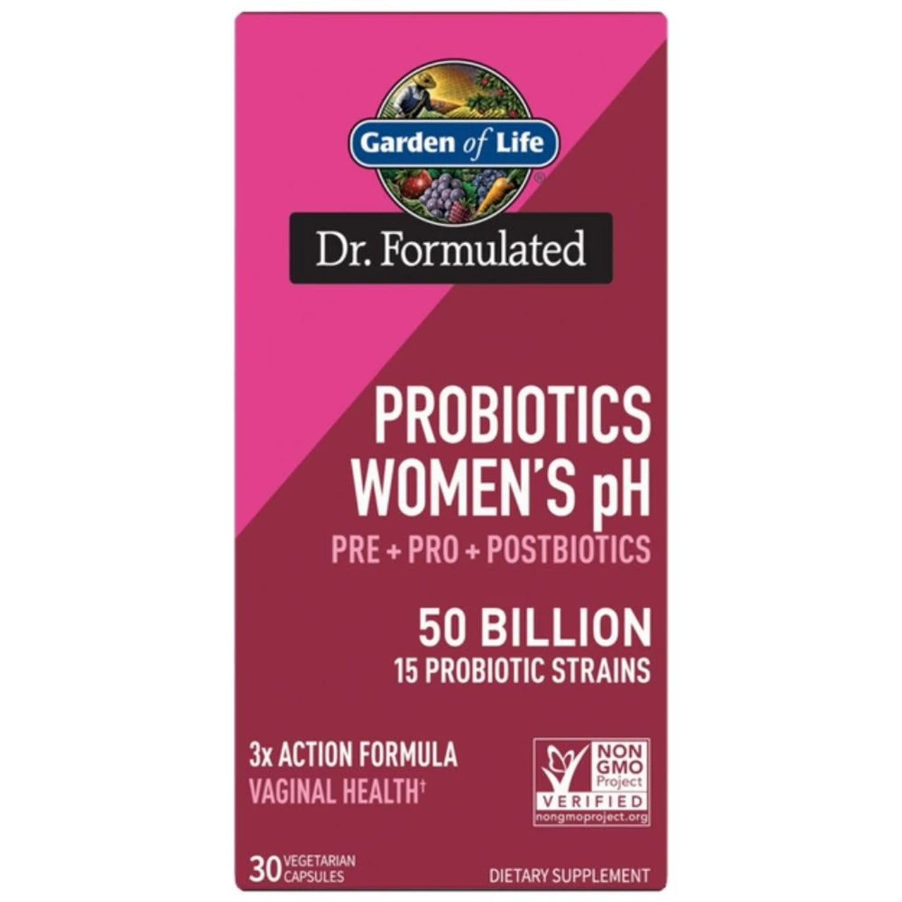 Garden Of Life Dr Formulated Womens Probiotic PH 50 Billion 30ct 1 Garden Of Life Dr Formulated Womens Probiotic PH 50 Billion 30ct