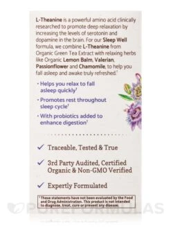 Mykind Organics Sleep Well Rest & Refresh - 30 Vegan Tablets -Garden Of Life Shop images 107