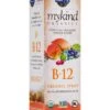 Mykind Organics B12 Spray Liquid, Raspberry Flavor - 2 Fl. Oz (58 Ml)